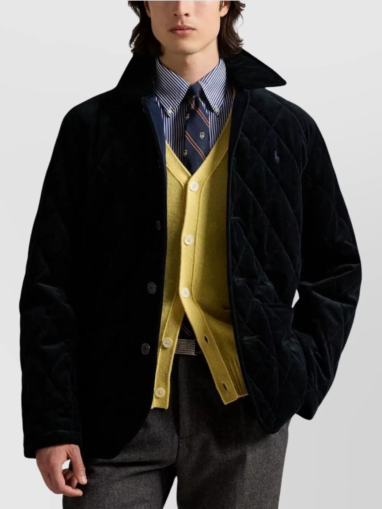 Polo Ralph Lauren Warm Quilted Coat Front Pockets