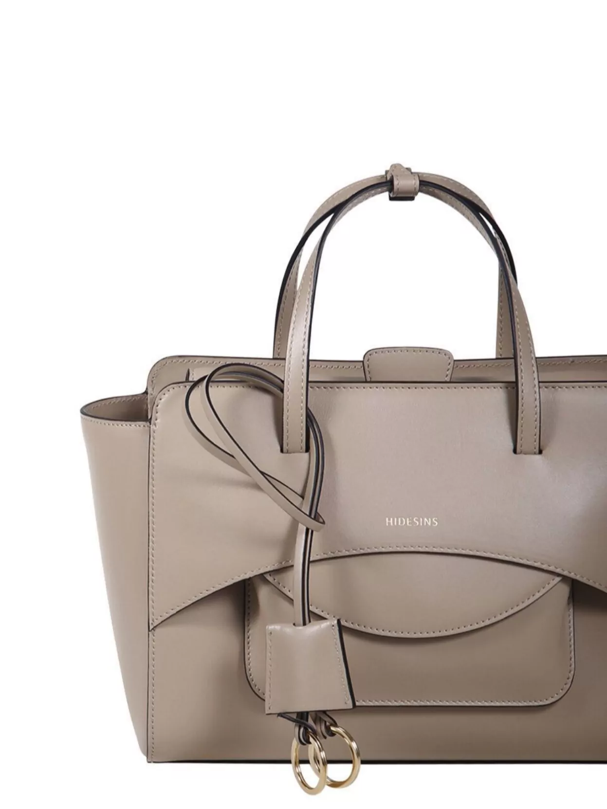 Hidesins Structured Tote Bag Detachable Strap