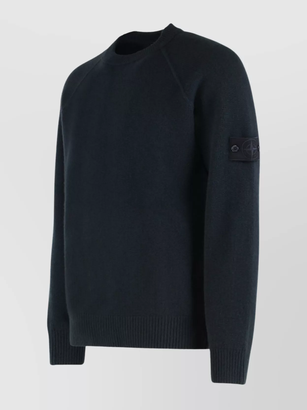 Stone Island Cashmere Crew Neck Loose Fit Sweater