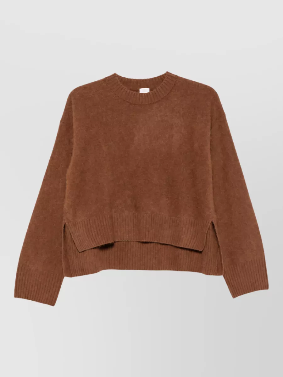 Ct Plage ribbed-trim wool crewneck sweater
