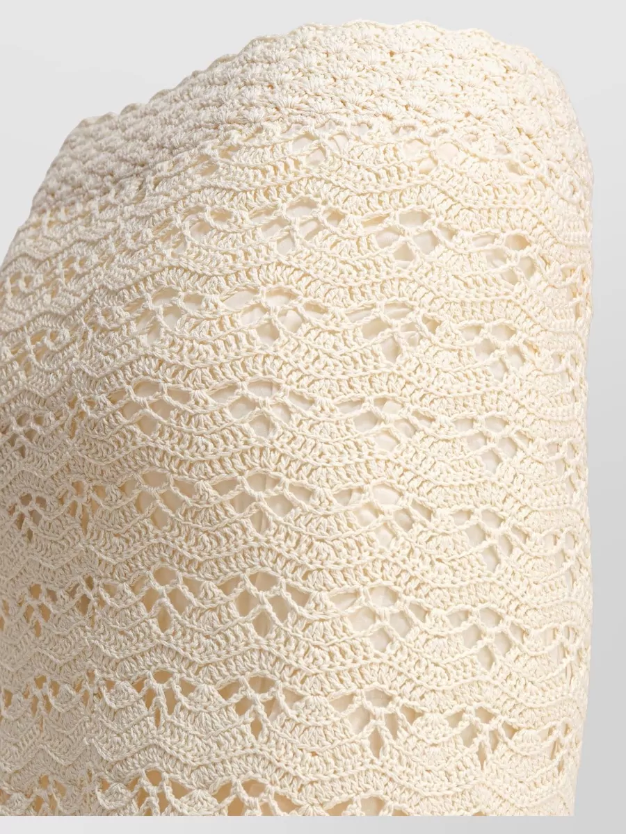 Zimmermann Cotton Rhiannon Midi Pencil Skirt
