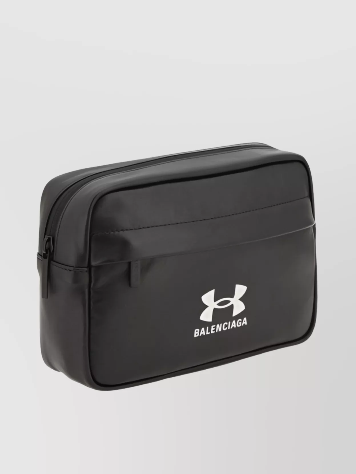 Balenciaga Compact Leather Beauty Case With Zippered Pocket