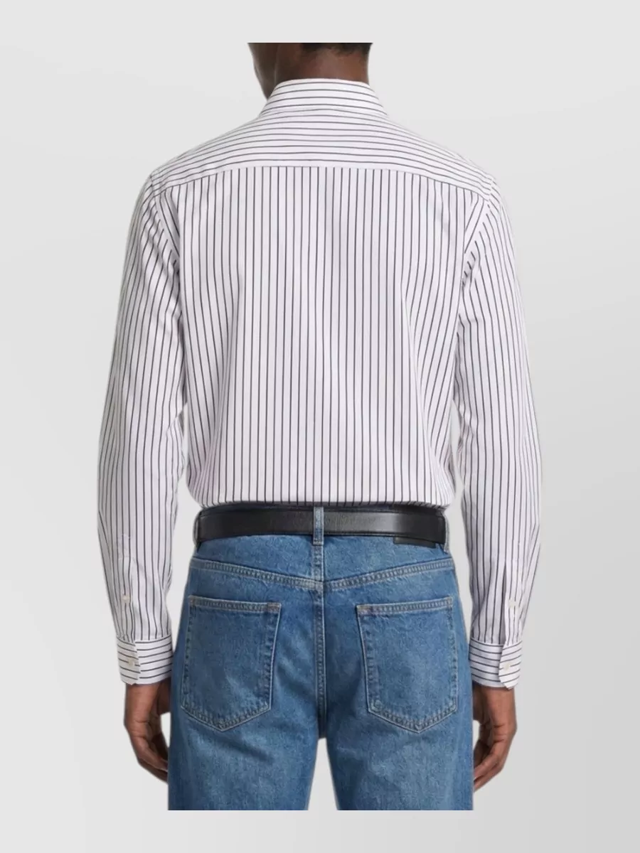 Saint Laurent Striped Cotton Shirt