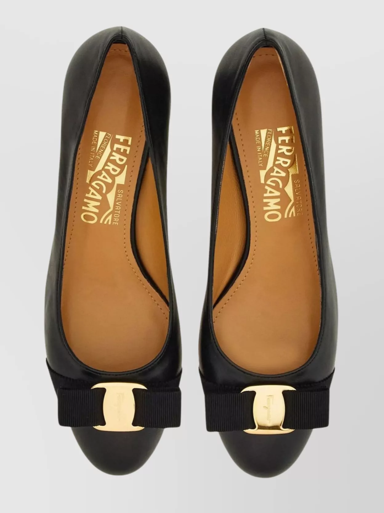 Ferragamo Soft Block Heel Pumps With Bow Detail