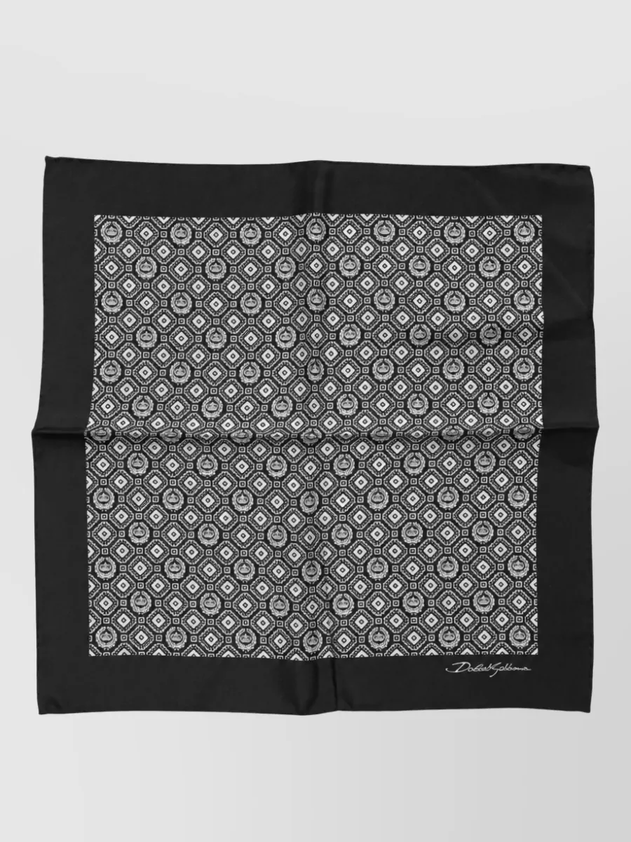 Dolce&Gabbana silk printed square scarf