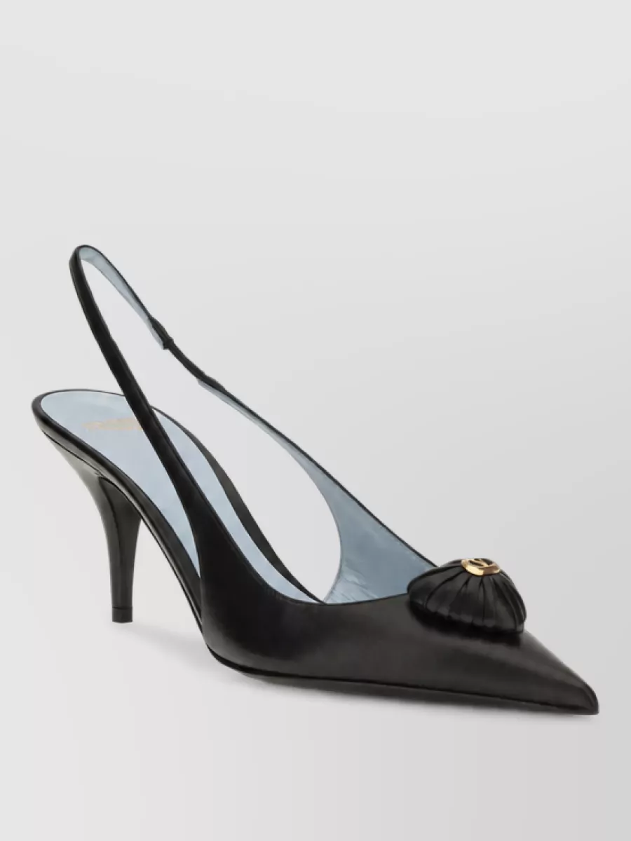 Valentino Garavani leather slingback pumps