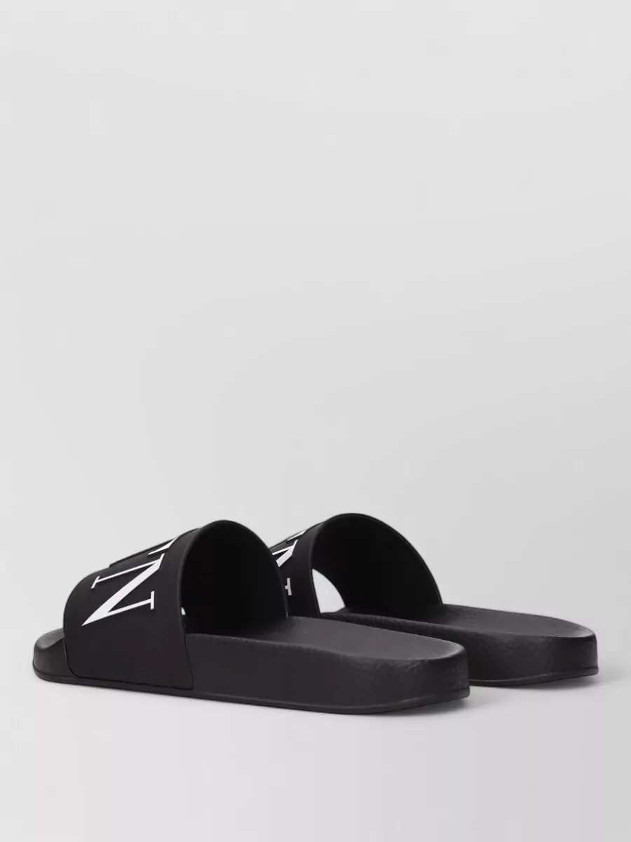 Valentino Garavani Cotton Slide Sandals