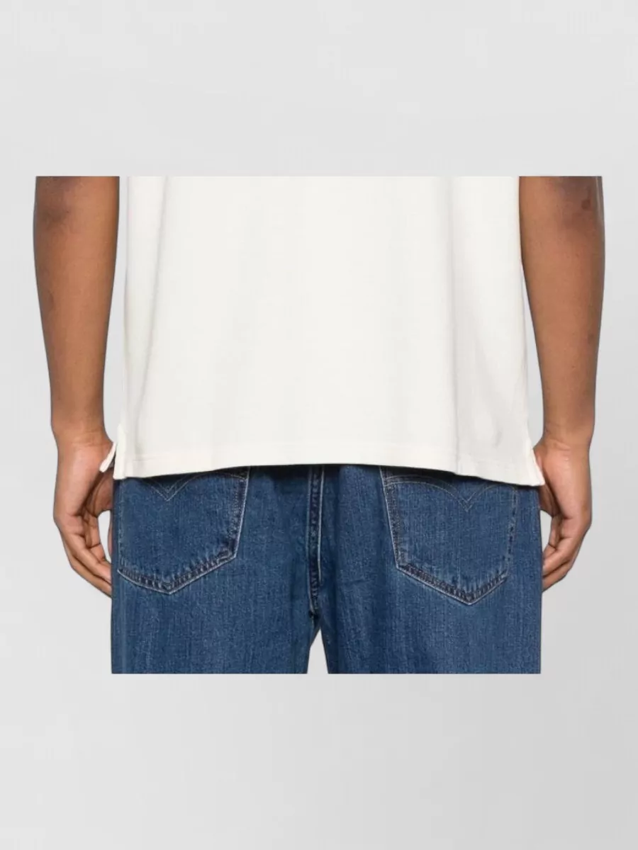 Maison Kitsuné Fox Logo Cotton Polo Shirt Short Sleeves