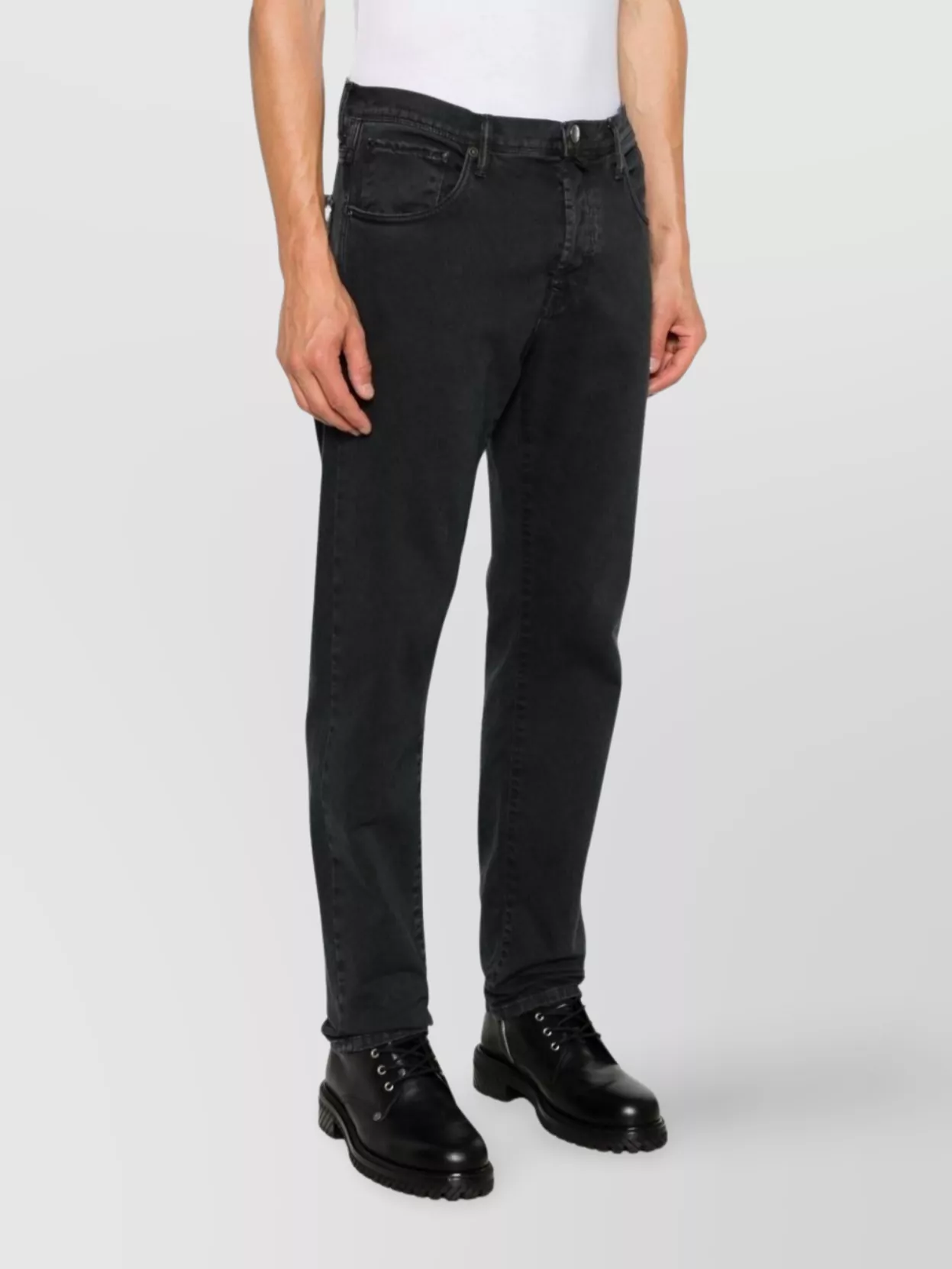 Incotex Vintage Stretch 5 Pockets Trousers In Blue
