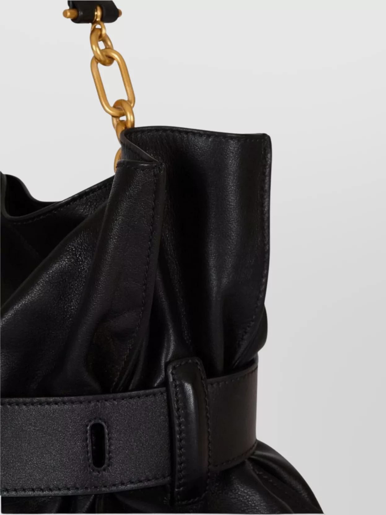 Balmain Buckle Chain Shoulder Bag