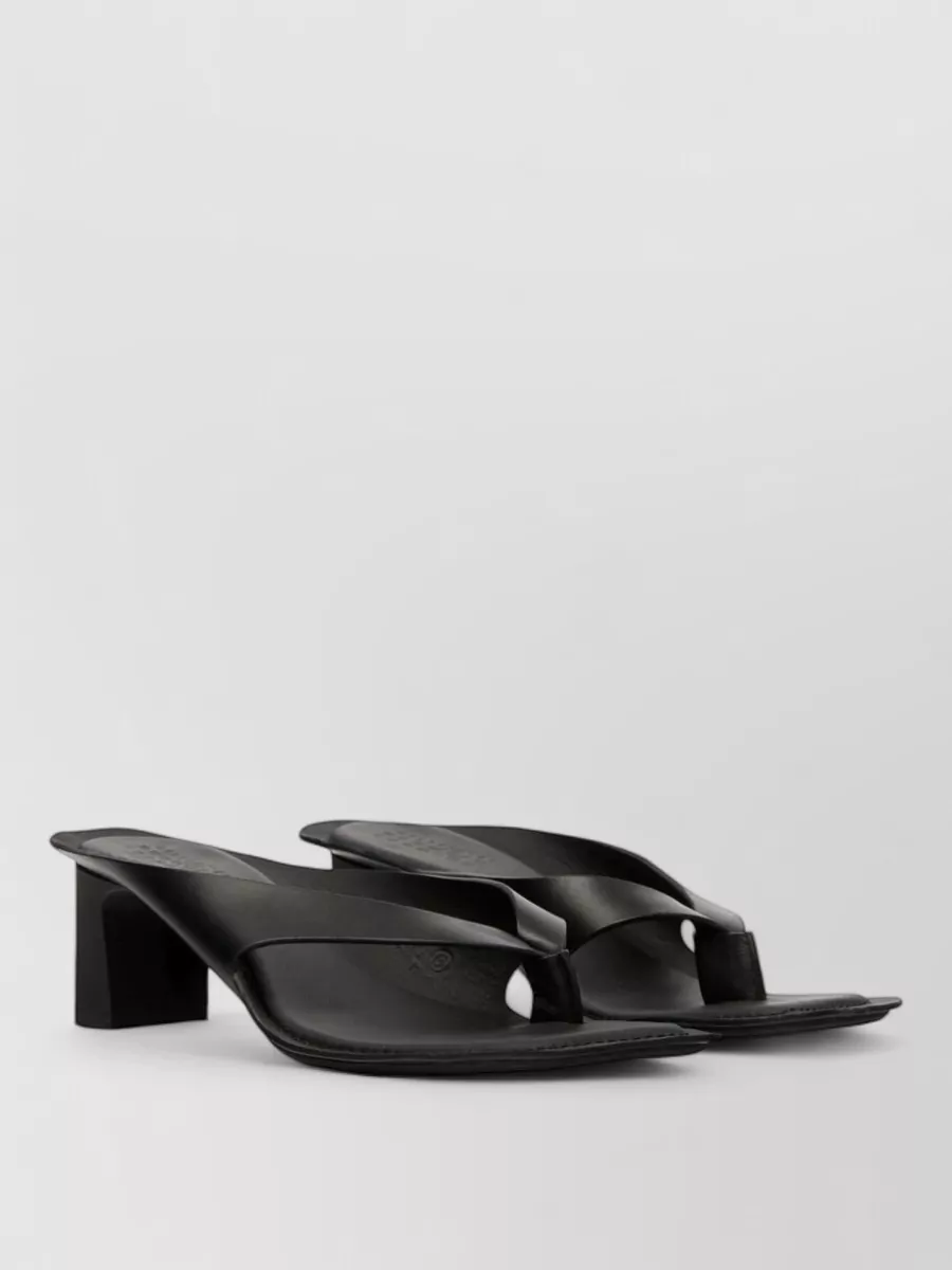 Mm6 Maison Margiela Leather Thong Mules