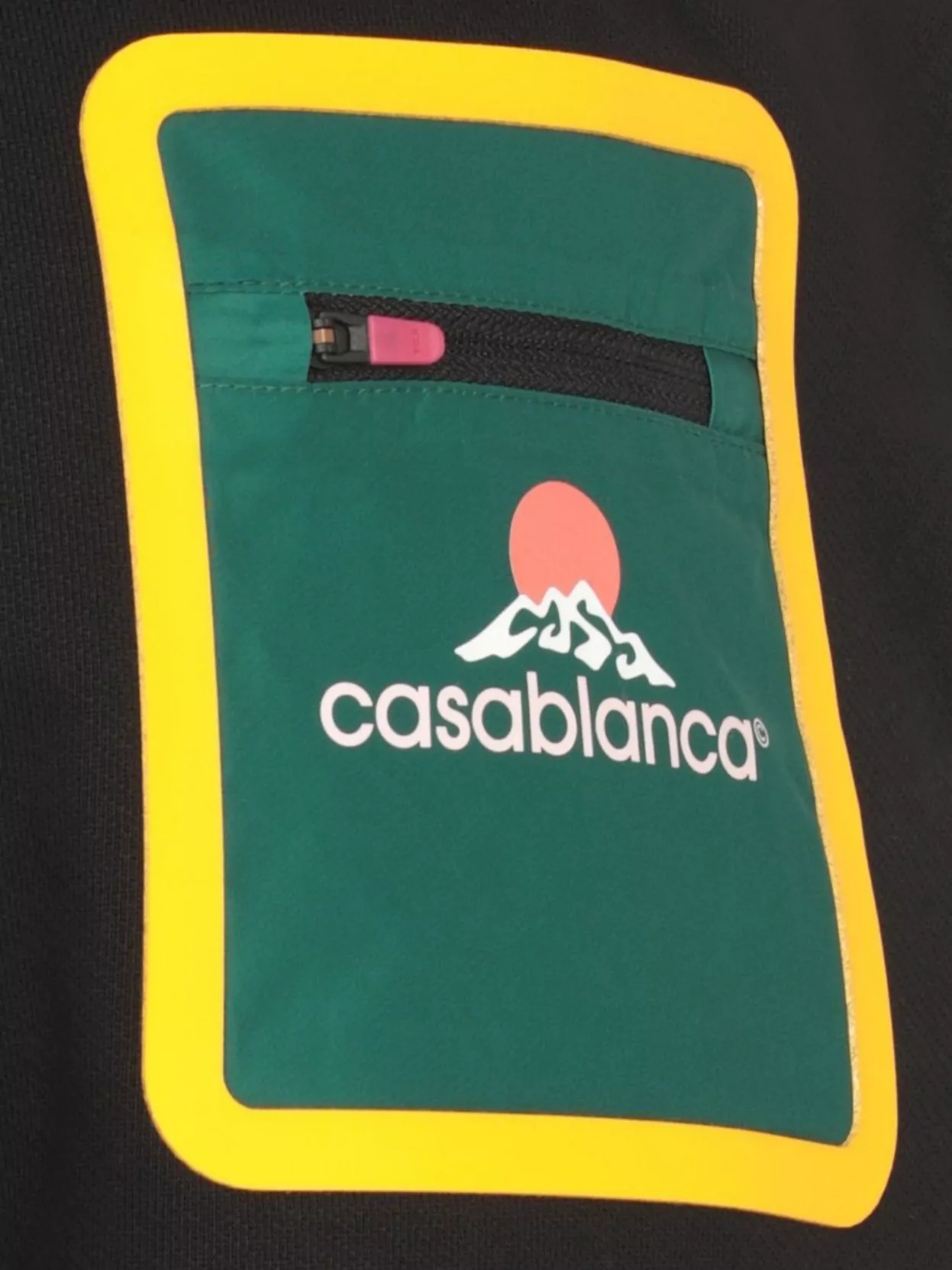 Casablanca Cotton Shorts With Logoed Zip Pocket