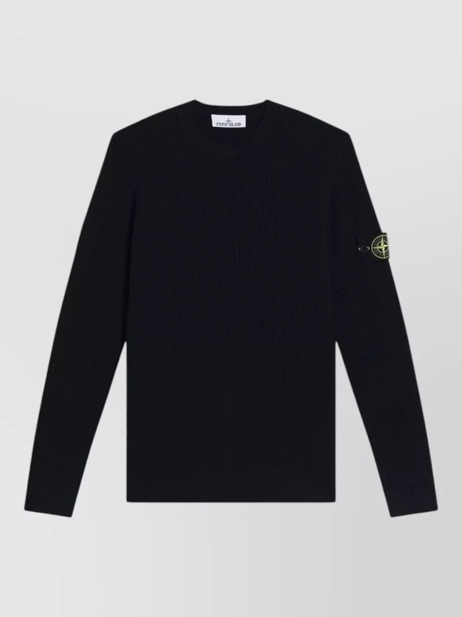 Stone Island ribbed wool sweater
