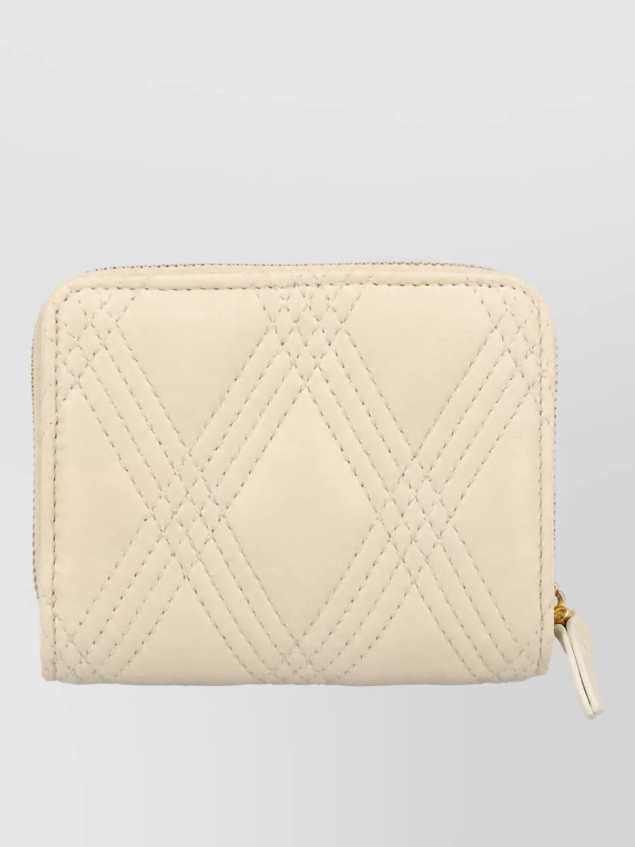 Valentino Garavani Quilted Leather Zip Wallet