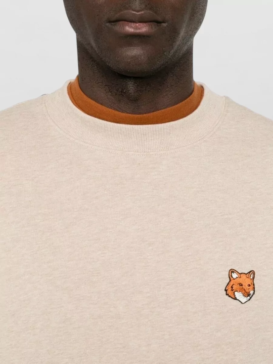 Maison Kitsuné Organic Cotton Crewneck Sweatshirt