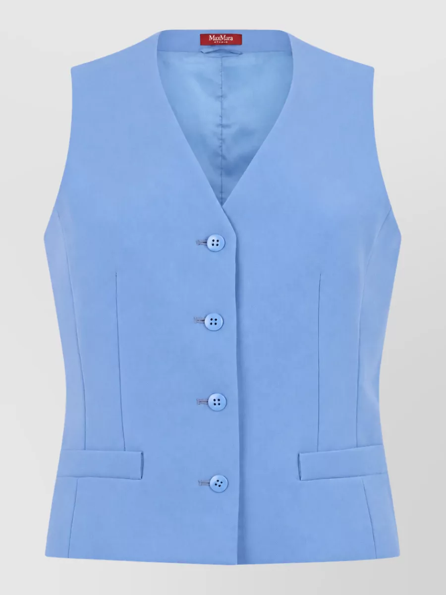 S Max Mara Wool sleeveless jacket