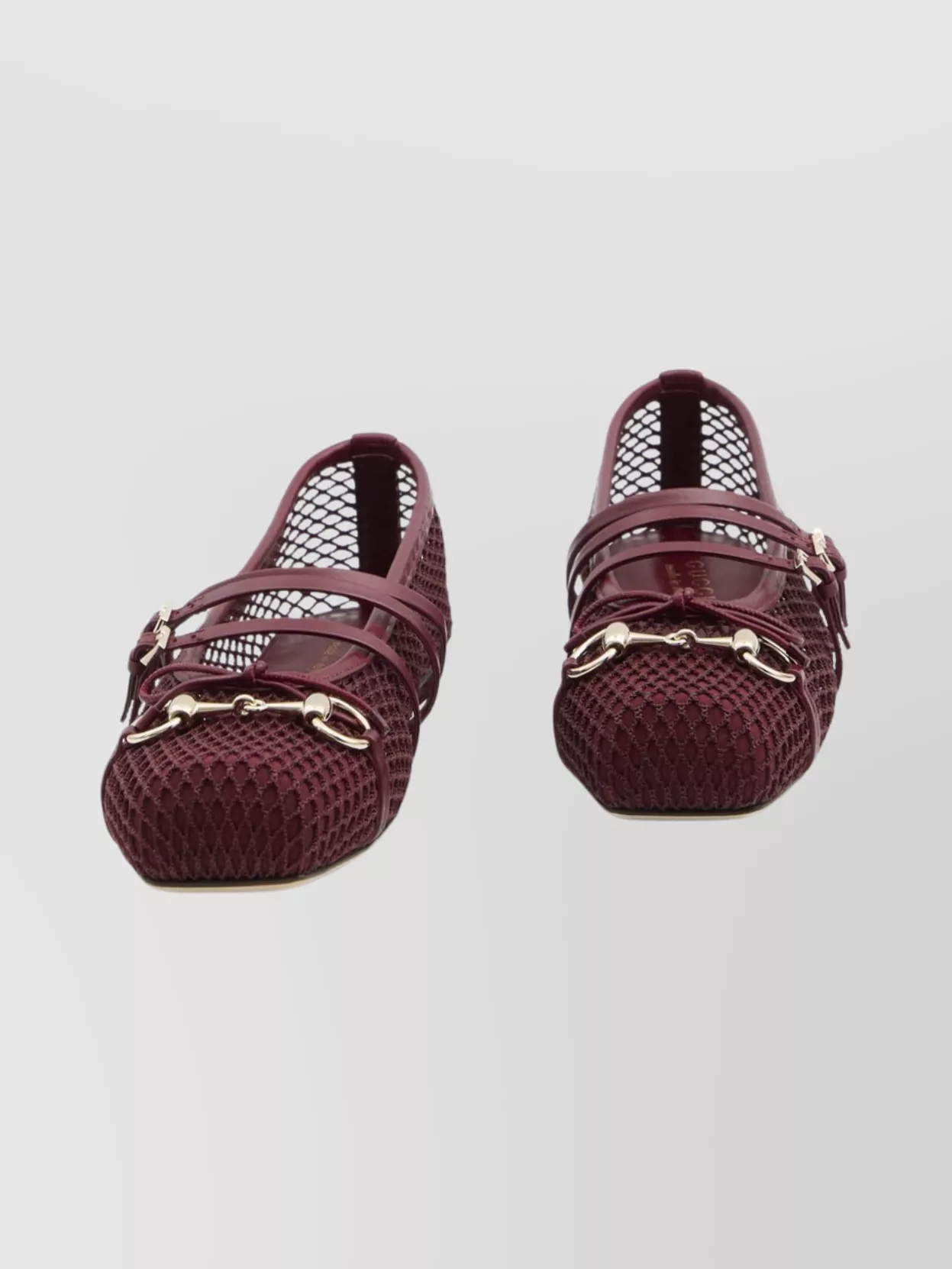 Gucci Horsebit Ballerina Flats Leather Bow Detail