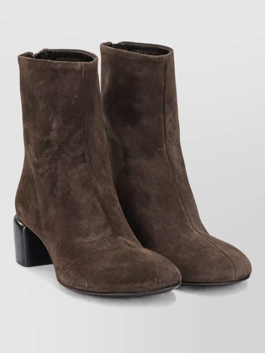 Officine Creative leather zippered ankle boots