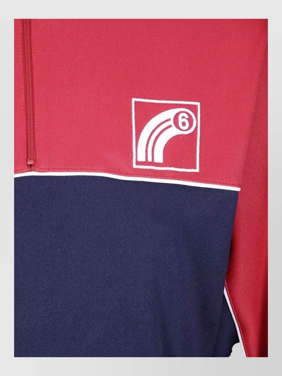 Mm6 Maison Margiela Logo-Print Panelled Mini Dress