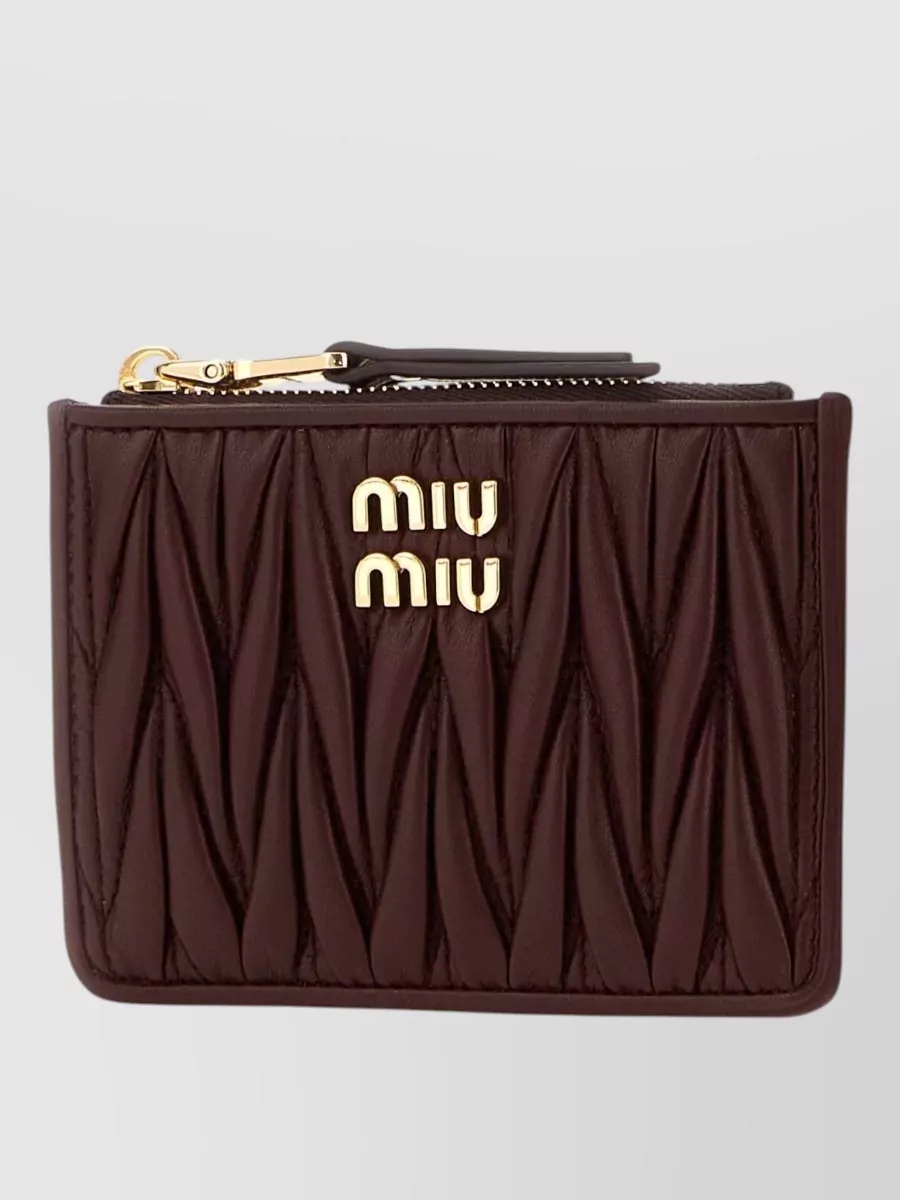 Miu Miu Leather Card Holder