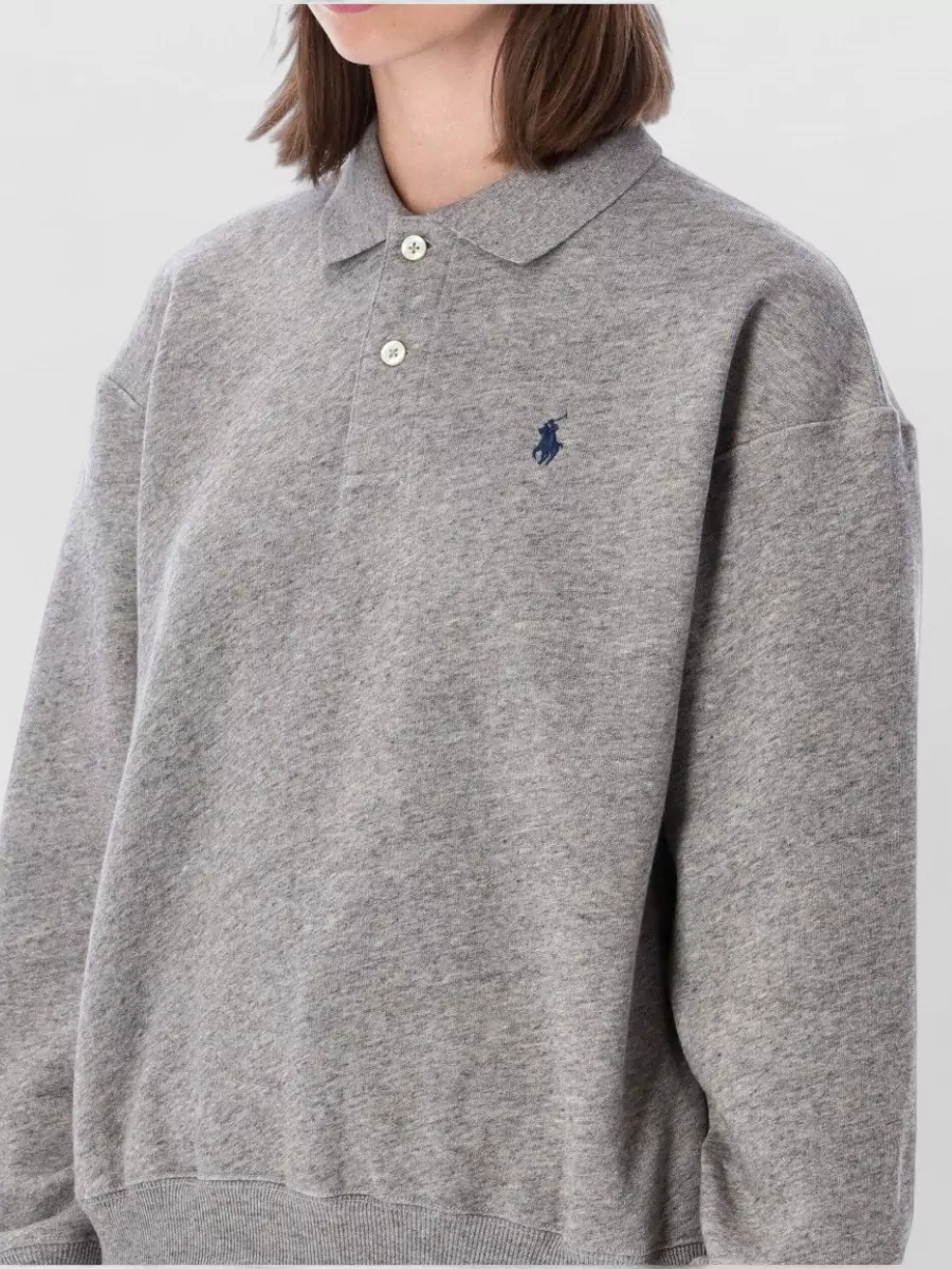 Polo Ralph Lauren Ribbed Relaxed-Fit Sweatshirt