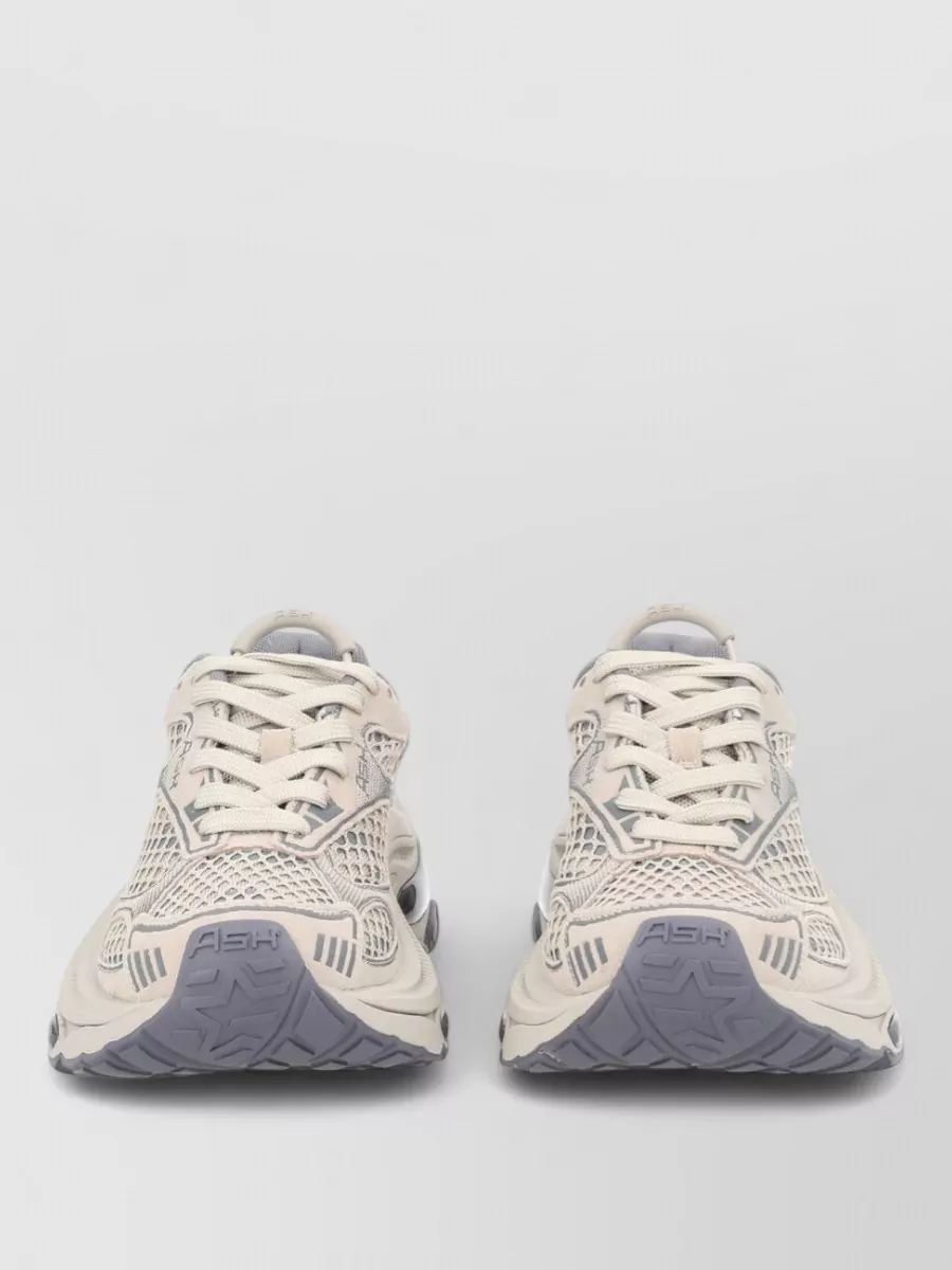 Ash leather low-top sneakers