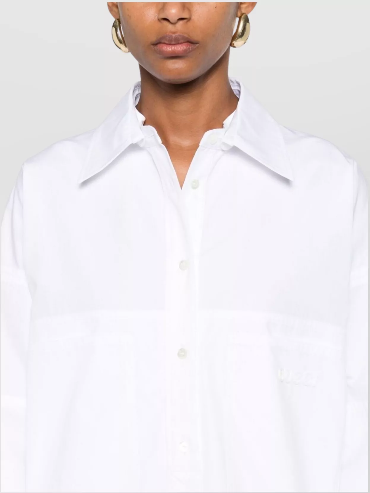 Gucci Panelled Long Sleeve Top With Chest Pocket