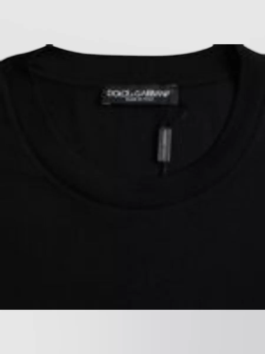 Dolce&Gabbana Cotton Round Neck Short-Sleeve T-Shirt