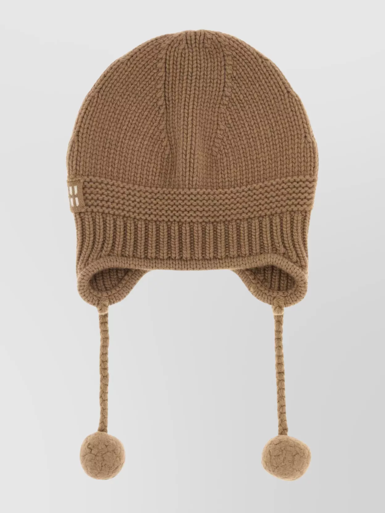 Miu Miu Cozy Knit Beanie Hat With Ear Flaps