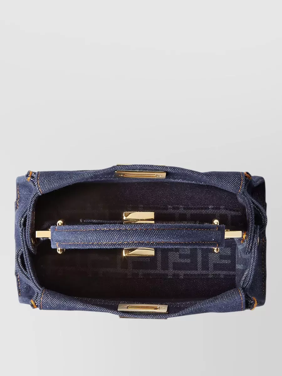 Fendi Peekaboo Mini Top Handle Bag