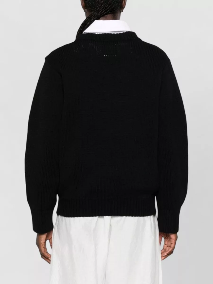 Totême Cotton Ribbed Oversized Sweatshirt