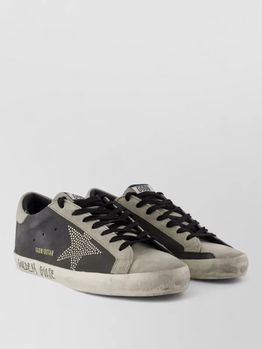 Golden Goose Leather Low-Top Sneakers