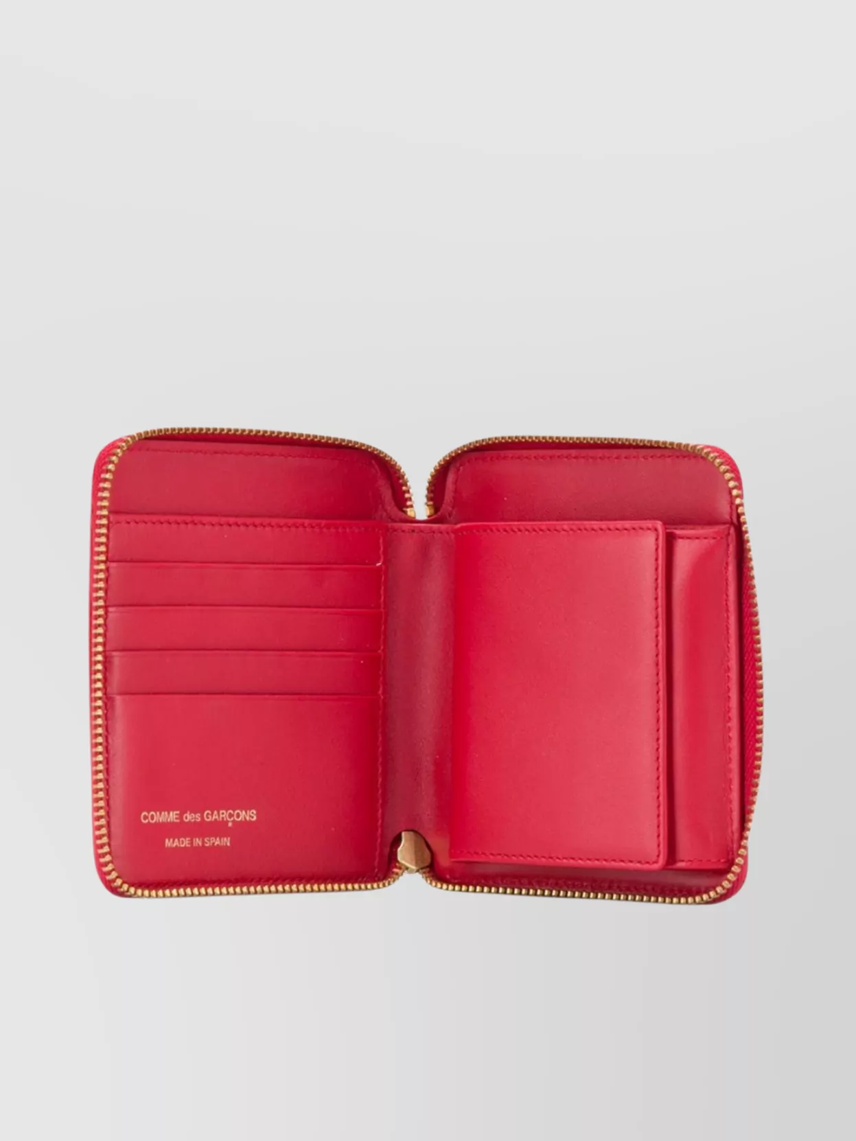 Comme Des Garçons Dots Printed Leather Line Wallet