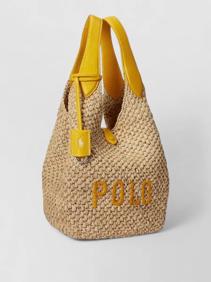 Polo Ralph Lauren Raffia Tote Bag