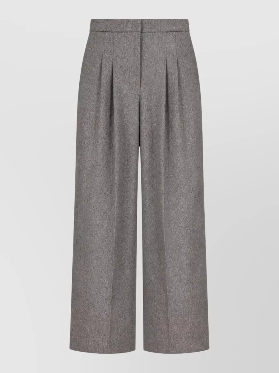 Pt Torino cashmere wide-leg trousers