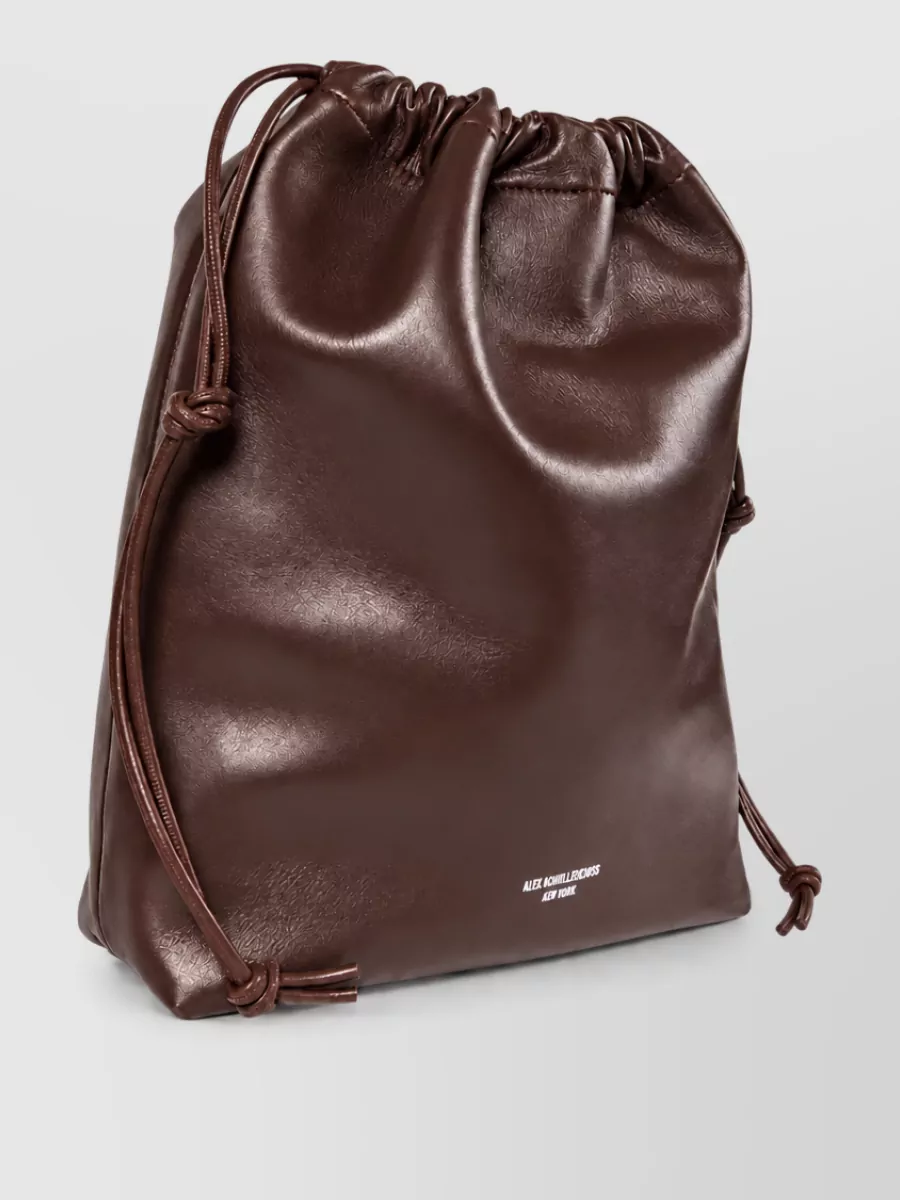 Ann Demeulemeester Leather Chain Bucket Bag