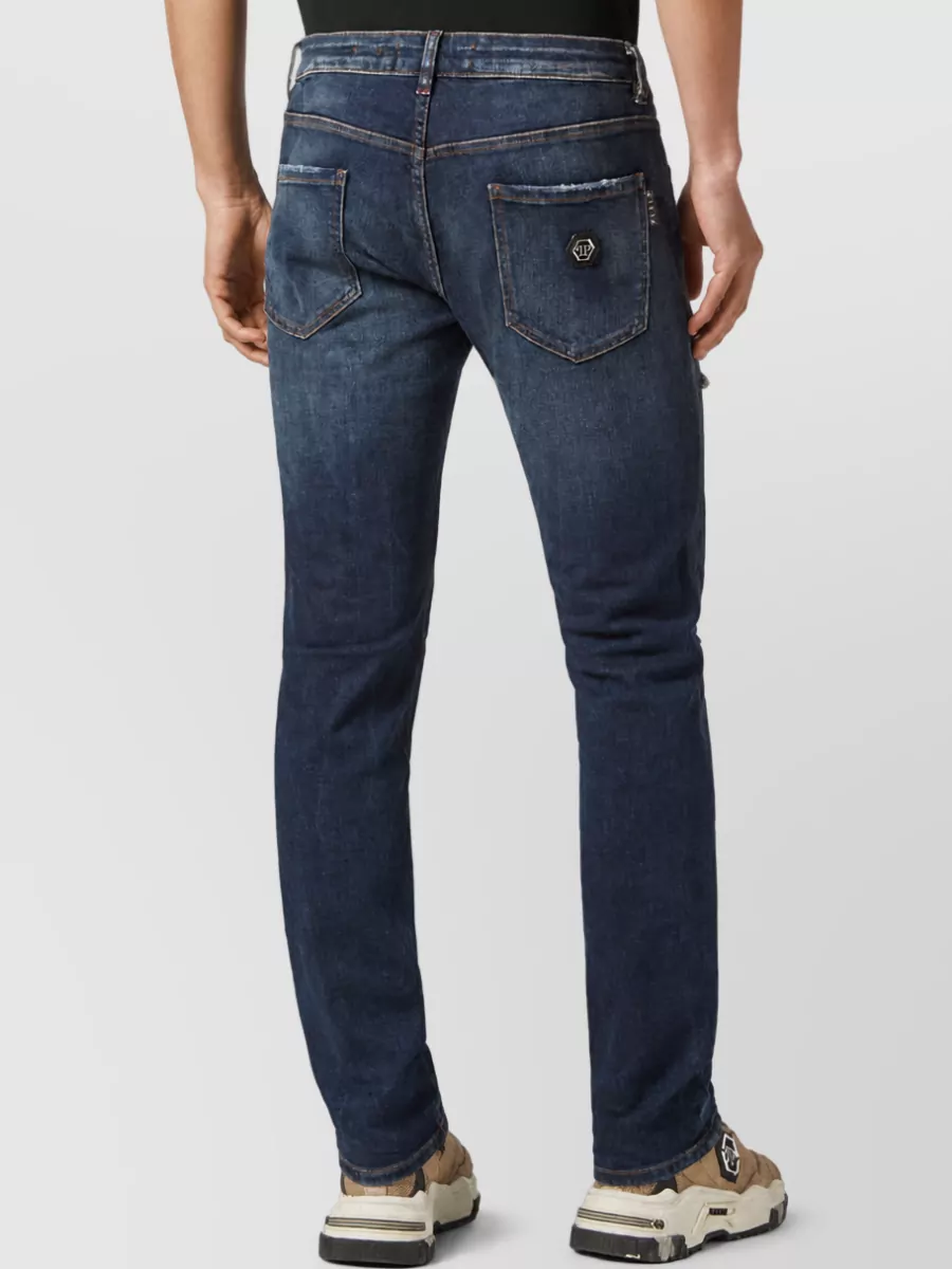 Philipp Plein Denim Skinny Trousers