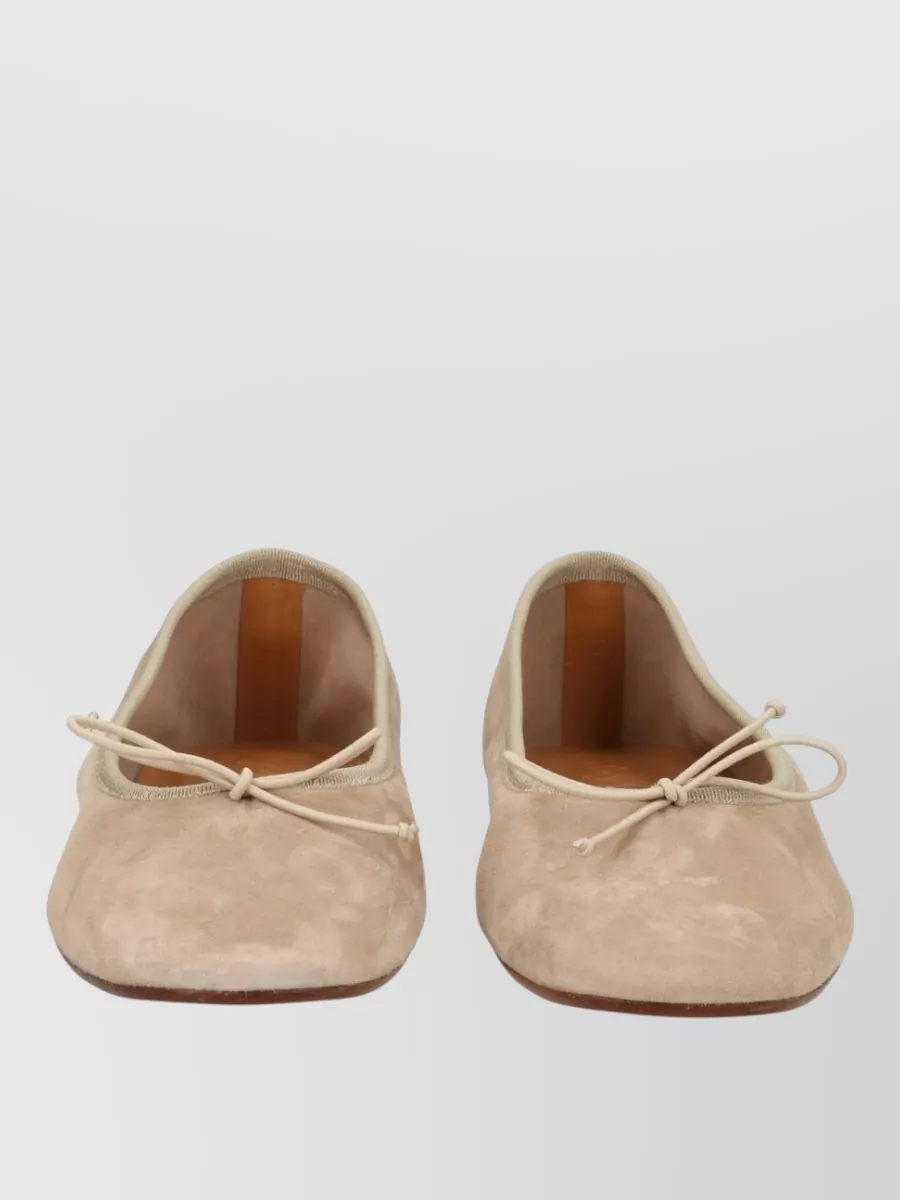 Aeyde Suede Leather Ballerina Shoes