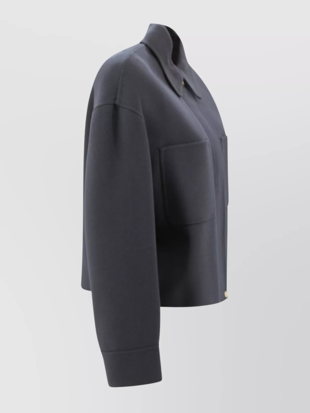 Shop 's Max Mara Jacket Boxy Wool Cashmere Silk