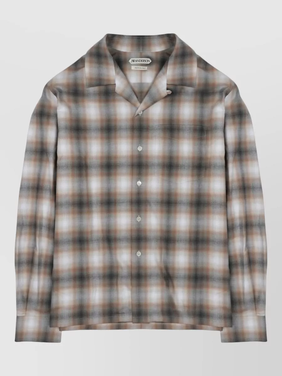 JW Anderson checked cotton shirt