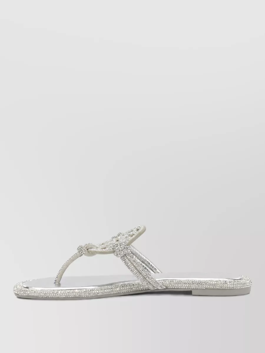 Tory Burch Suede Flat Sandals