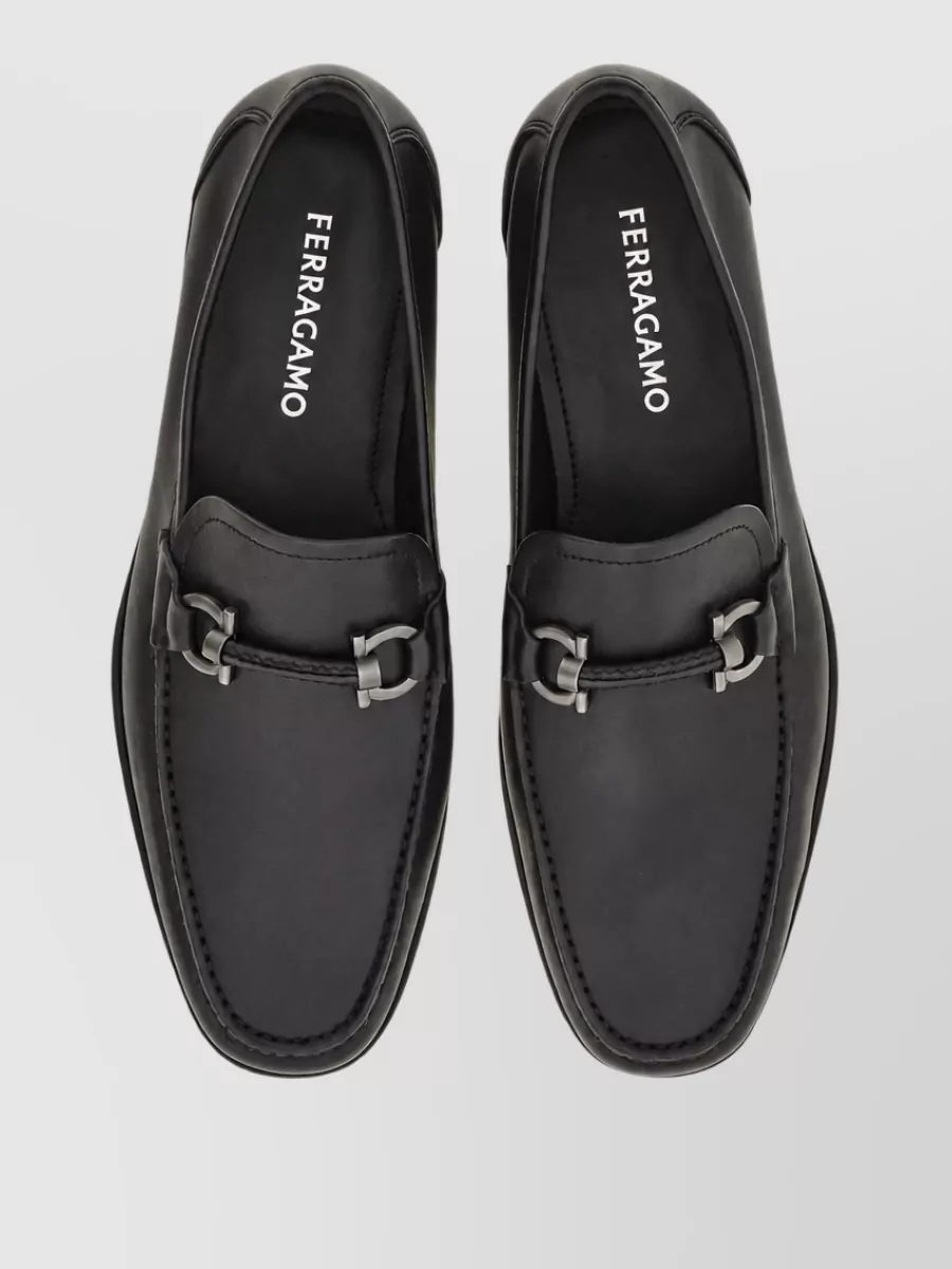 Ferragamo Leather Loafers