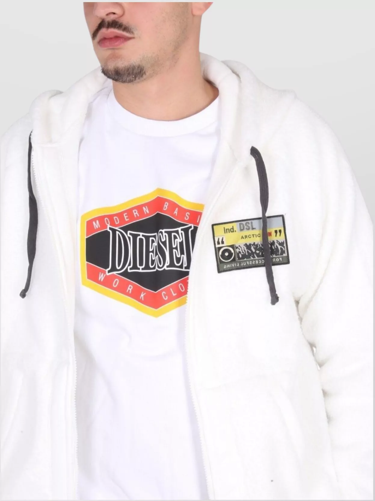 Diesel Logo Hooded Sweatshirt Pockets