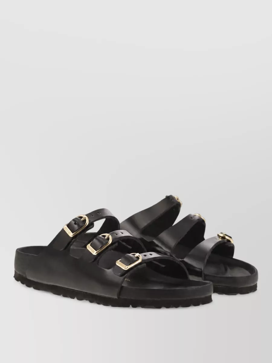 Birkenstock patent leather sandals