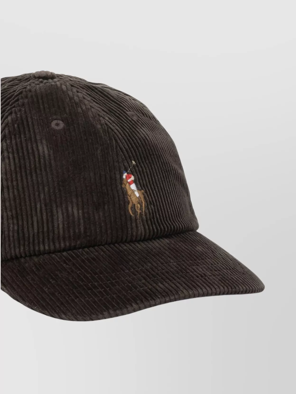 Polo Ralph Lauren Curved Brim Corduroy Texture Hat Collection