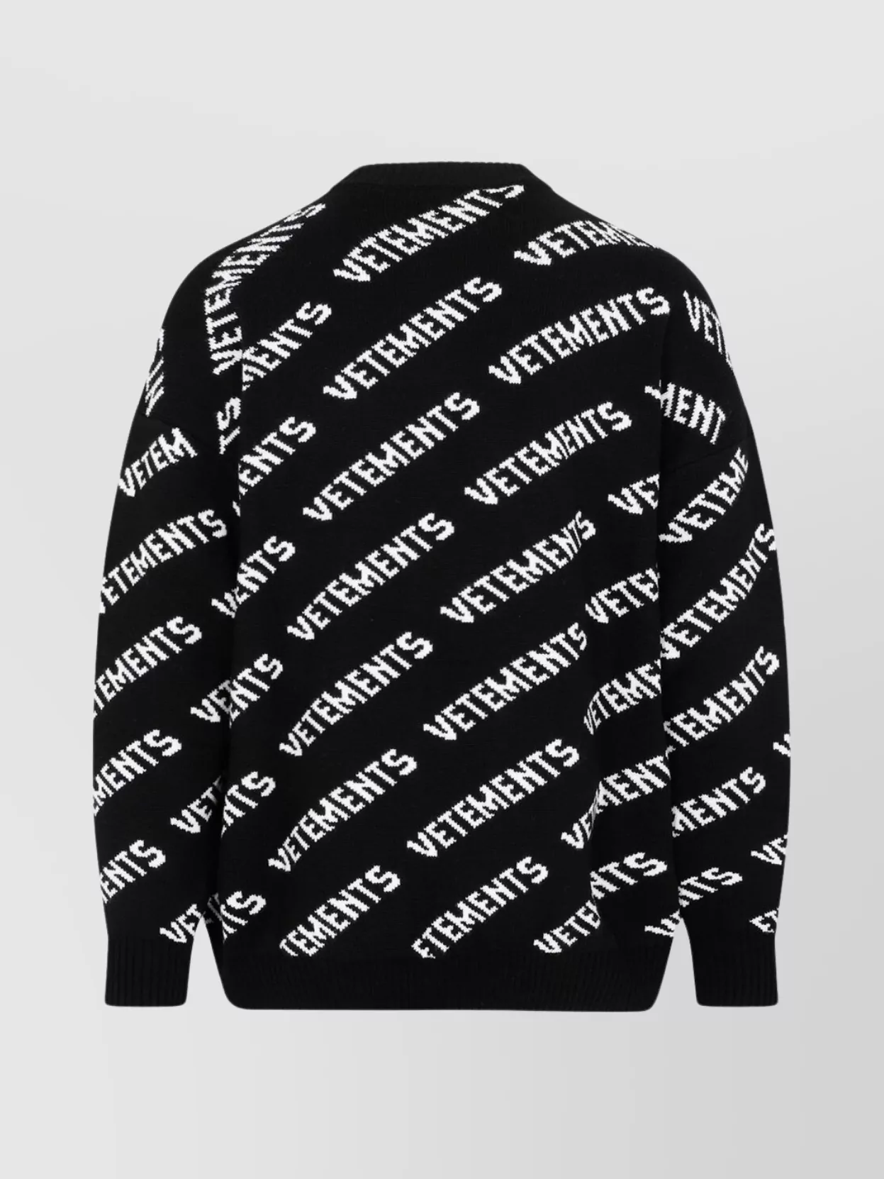 Vetements Signature Pattern Merino Wool Sweater