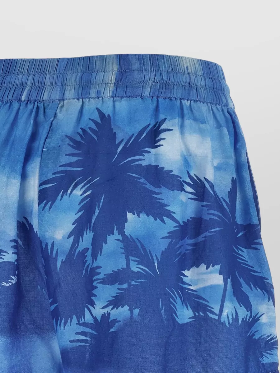 Polo Ralph Lauren Cotton Palm-Print Short-Sleeve Pyjama Set
