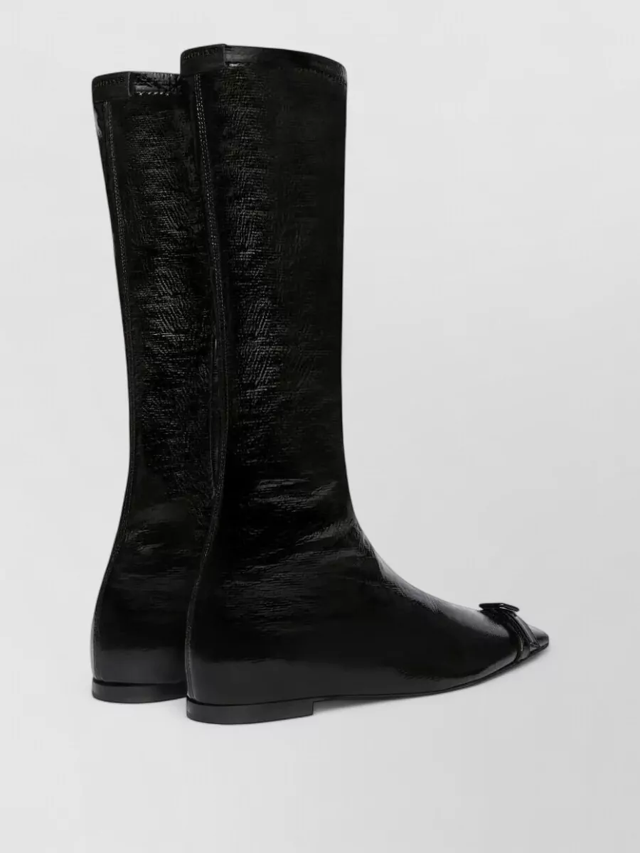 Courrèges Vinyl Ankle Boots