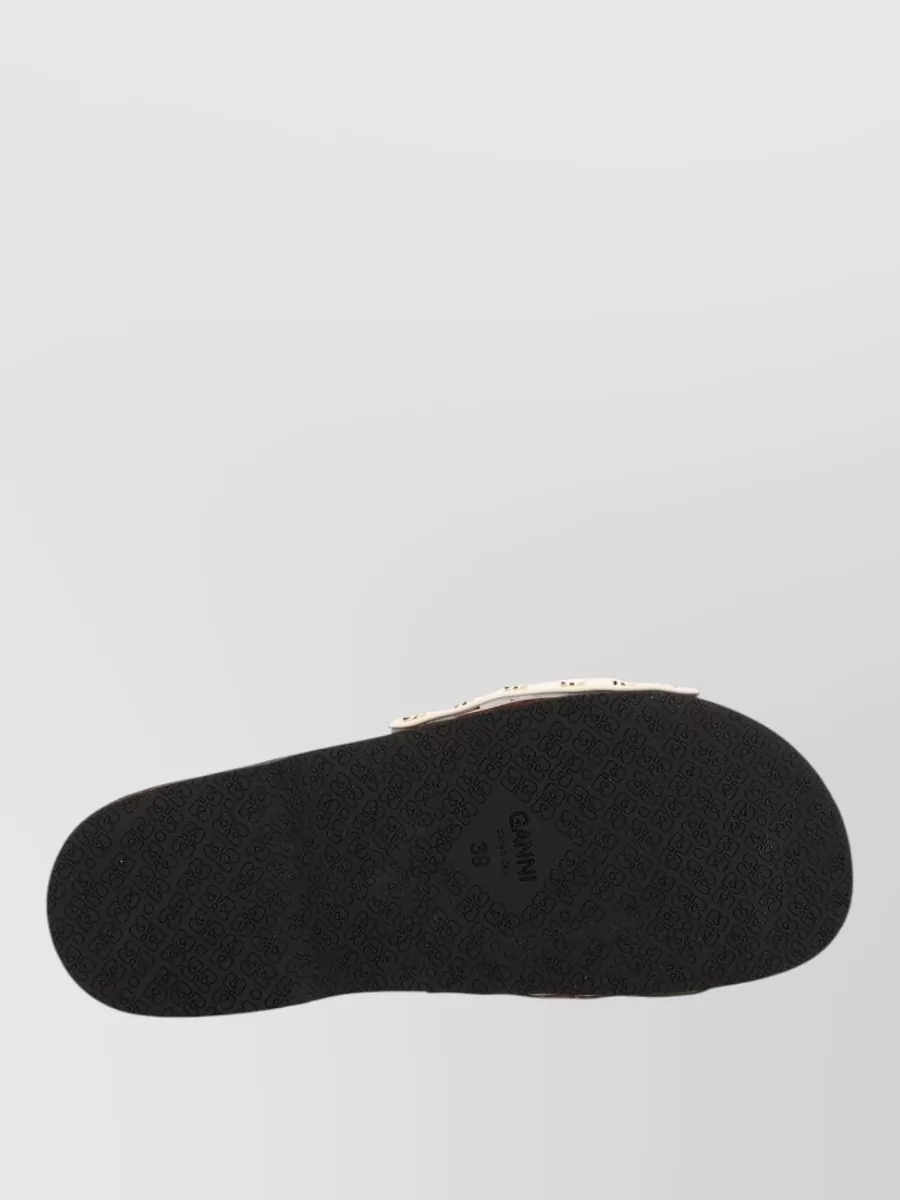 Ganni Recycled Leather Slides