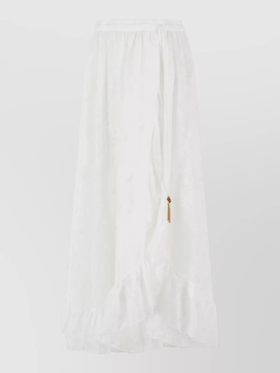 Zimmermann Cotton-blend long skirt